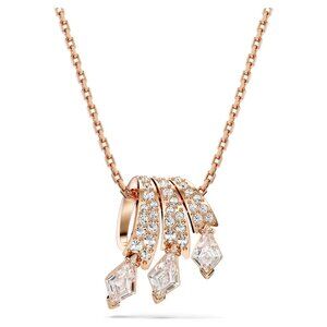 Swarovski Dragon & Phoenix Pendant - Rose Gold